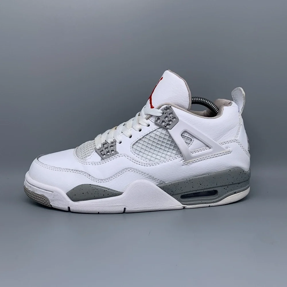 Jordan 4 Retro 2021 White Oreo Basketball‎ Shoes DJ4699-100 Men’s Sz 8